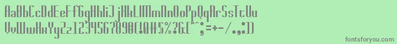 Шрифт badwolf – серые шрифты на зелёном фоне