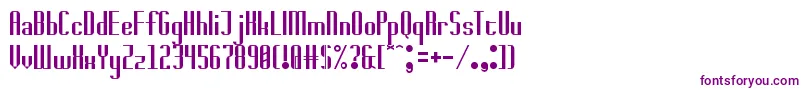 Шрифт badwolf – фиолетовые шрифты на белом фоне
