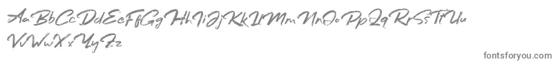 Bafora Regular Demo-Schriftart – Graue Schriften auf weißem Hintergrund