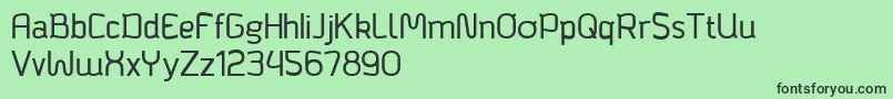 Bagadek Font – Black Fonts on Green Background
