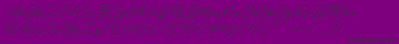 More about Baiklah Font Baiklah Font – Black Fonts on Purple Background
