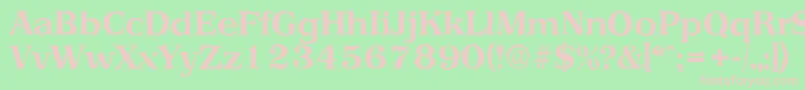 PriamosantiqueBold Font – Pink Fonts on Green Background