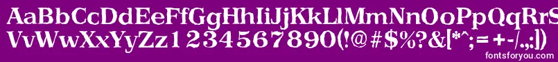 PriamosantiqueBold Font – White Fonts on Purple Background