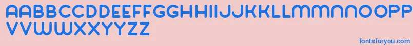 Balat Bold Font – Blue Fonts on Pink Background