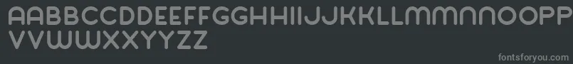Balat Bold Font – Gray Fonts on Black Background