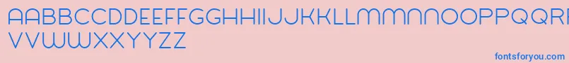 Balat-Schriftart – Blaue Schriften auf rosa Hintergrund
