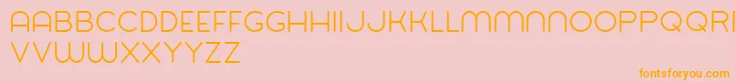 Balat Font – Orange Fonts on Pink Background