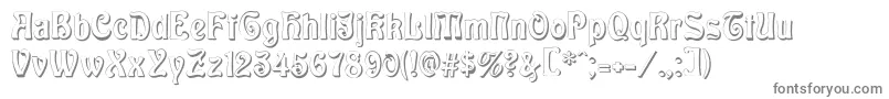 Baldur Shadow-Schriftart – Graue Schriften