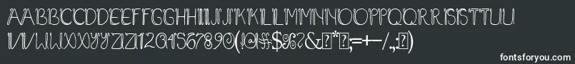 Baliline Font – White Fonts