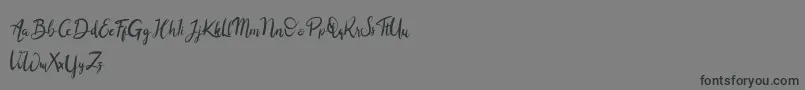 Balingkang Font – Black Fonts on Gray Background