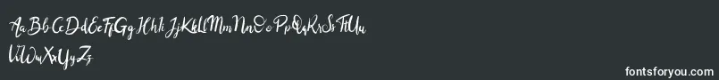 Balingkang Font – White Fonts on Black Background