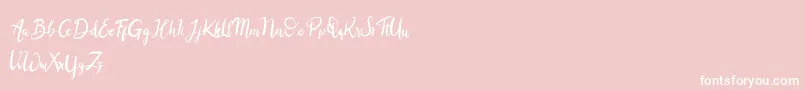 Balingkang Font – White Fonts on Pink Background