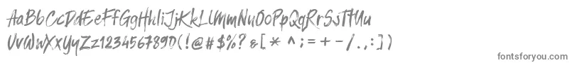 Balistroke demo Font – Gray Fonts
