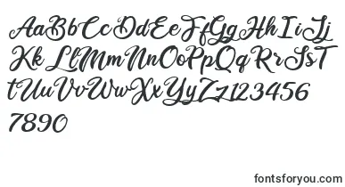 Ballet Harmony font – calligraphic Fonts