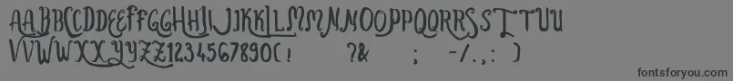 Подробнее о шрифте Ballistic Шрифт Ballistic – чёрные шрифты на сером фоне
