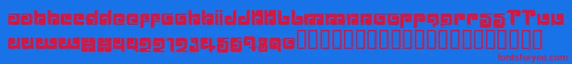 BALLOM   Font – Red Fonts on Blue Background