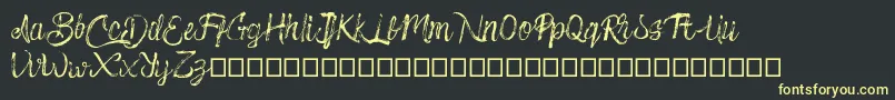 Ballone Font – Yellow Fonts on Black Background