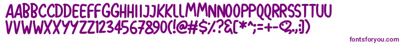 Balloon Pops Font – Purple Fonts