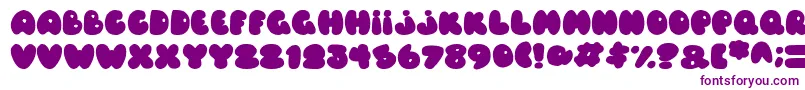 Balloons Italic Font – Purple Fonts