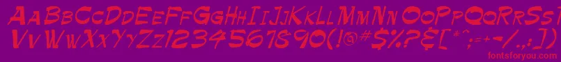 More about BALLOT Font BALLOT Font – Red Fonts on Purple Background