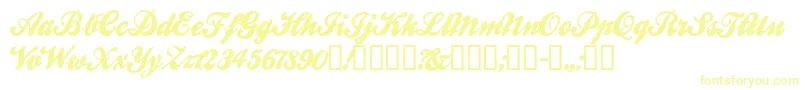 BALLW    Font – Yellow Fonts