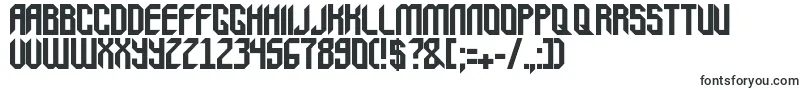 Czcionka Balox – rosta typografia