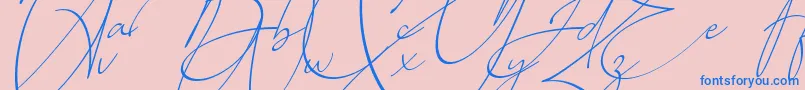 Baltimore Regular   Italicフォントについての詳細 フォントBaltimore Regular   Italic – ピンクの背景に青い文字