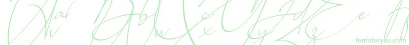 フォントBaltimore Regular   Italic – 緑のフォント