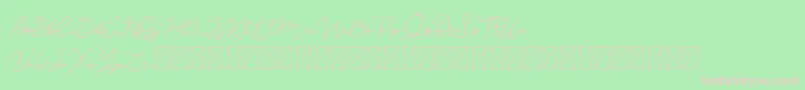 More about Baltimore Font Baltimore Font – Pink Fonts on Green Background