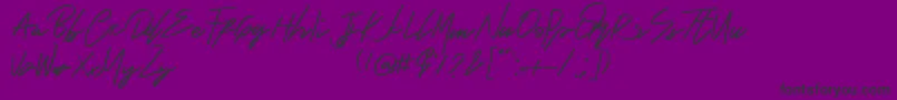 Lisätietoja Bambang-fontista Bambang-fontti – mustat fontit violetilla taustalla