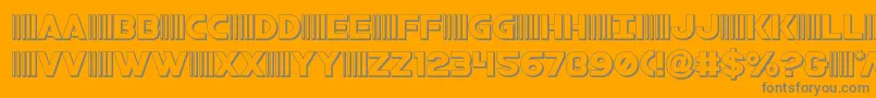 Más sobre la fuente bamf3d fuente bamf3d – Fuentes Grises Sobre Fondo Naranja