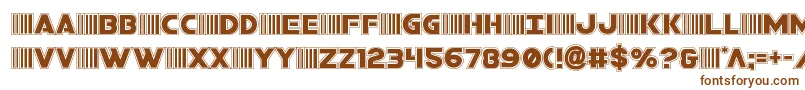 bamfacad Font – Brown Fonts on White Background