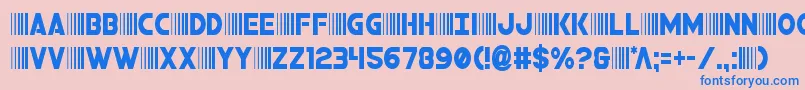 Więcej informacji o czcionce bamfcond Czcionka bamfcond – niebieskie czcionki na różowym tle
