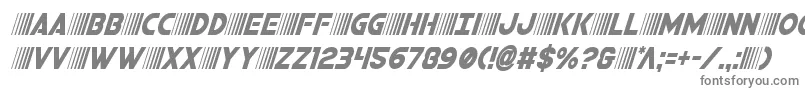 bamfcondital Font – Gray Fonts on White Background