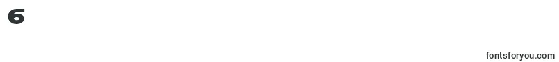 フォントbamfexpand – フォント数字6