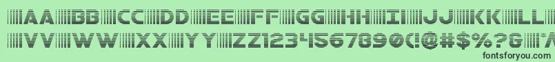 bamfgrad Font – Black Fonts on Green Background