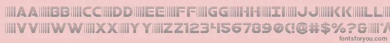 bamfgrad Font – Gray Fonts on Pink Background