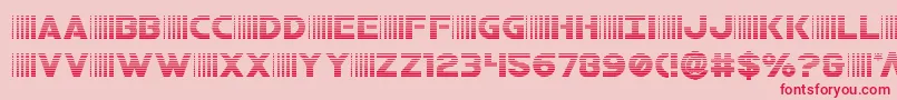 bamfgrad Font – Red Fonts on Pink Background