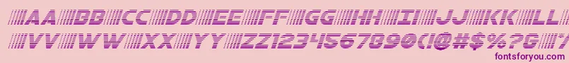 bamfgradital Font – Purple Fonts on Pink Background