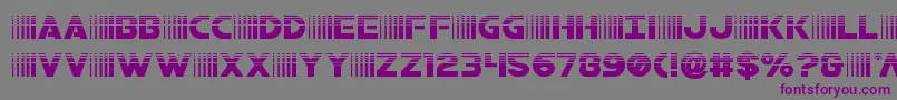 bamfhalf Font – Purple Fonts on Gray Background
