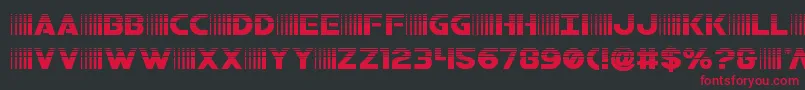 bamfhalf Font – Red Fonts on Black Background