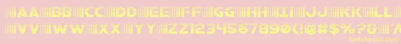 bamfhalf Font – Yellow Fonts on Pink Background