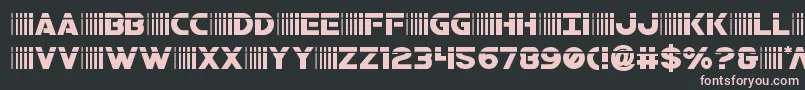 bamflaser Font – Pink Fonts on Black Background