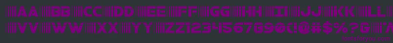 bamflaser-Schriftart – Violette Schriften auf schwarzem Hintergrund