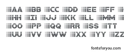 Обзор шрифта Bamflaser