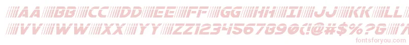 bamflaserital Font – Pink Fonts on White Background