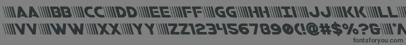 bamfleft Font – Black Fonts on Gray Background