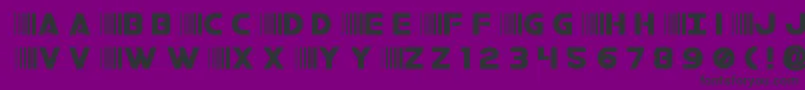 bamftitle Font – Black Fonts on Purple Background