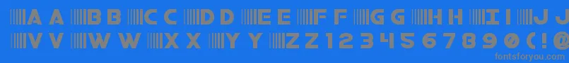 Więcej informacji o czcionce bamftitle Czcionka bamftitle – szare czcionki na niebieskim tle