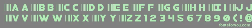 bamftitle Font – Green Fonts on Gray Background